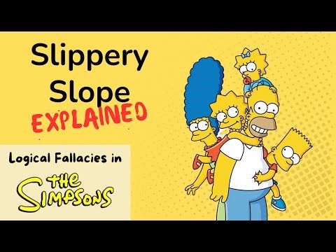 Slippery Slope Explained with "The Simpsons" | Logical Fallacies in TV Shows