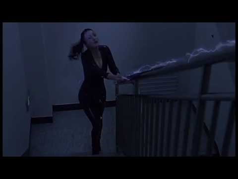 Daniella Wang (Li Dan Wang) in tight leather