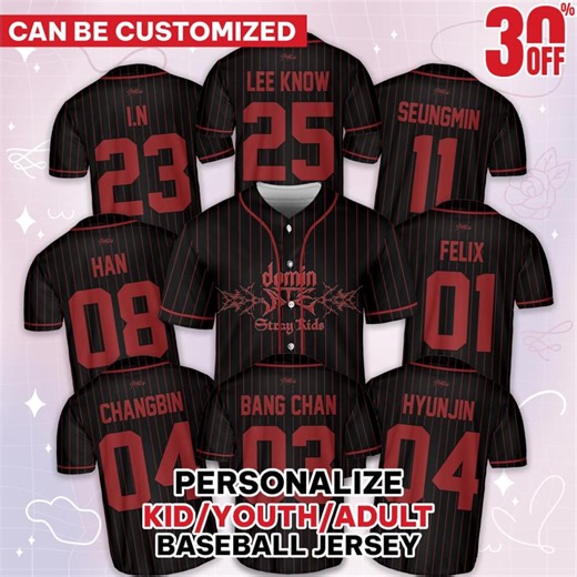 Custom Skz World Tour 2025 Kpop Trending Jersey, Personalized Name & Number Jersey, SKZ Merch, Skz Shirt, Giftforfan - Etsy