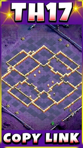 Unbeaten TH17 WAR + CWL Base Layout 🔥Clash of Clans