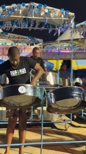 Tisha | I Am Living My Life on Instagram: "Trinidad Valley Harps Steel Orchestra practice on the drag the night before Medium Bands Panorama semifinals. Their selection, “Rally ‘round the West Indies” by David Rudder, was arranged by Stefan Thomas and Lershaun De Verteuil."
