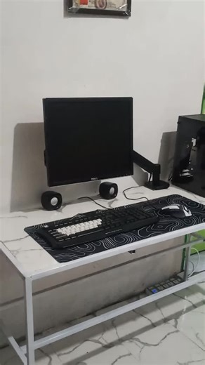 Setting Up a Minimalist Desk with a New Monitor