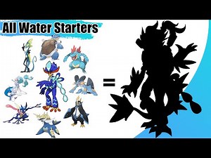 All Water Starters Pokémon Fusion Gen 1 to Gen 9 | Pokémon Scarlet and Pokémon Violet | Max S