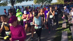 17 reactions | The big sea of runners starting the 15k at RUN AJAX in support of Grandview Kids #GrandviewKidsWeek | Grandview Kids | Facebook