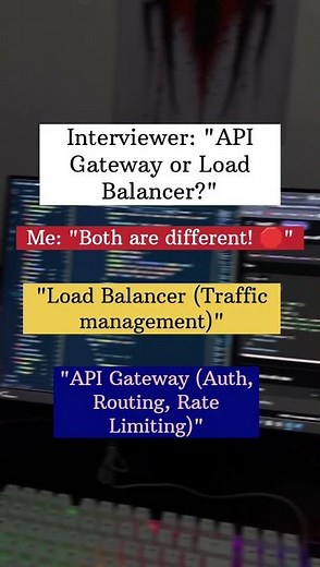 System Design Interview: API Gateway or Load Balancer? 🤔