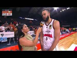 JaVale McGee post-game interview vs Cairns Taipans - Round 8, NBL26
