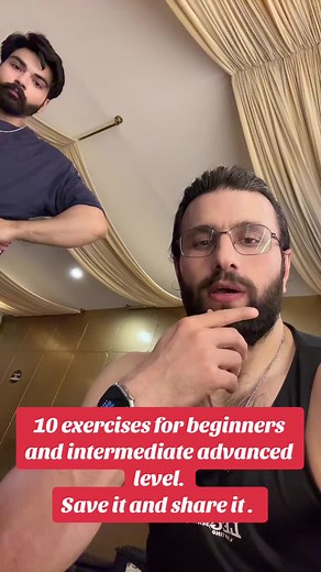 10 Exercises for Beginners & Intermediate Advanced Levels | Save & Share | FitFlexClub