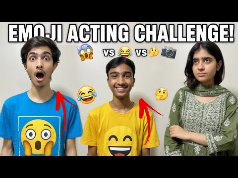 Emoji Acting Challenge 😂 | Fun Family Challenge at Home