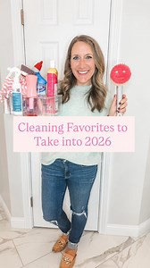 Clean smarter not harder in 2026 ⠀ Comment CLEAN and I’ll send over these home cleaning must haves. ⠀ If you’re tired of scrubbing, over-cleaning, or using ten different products, these are my absolute cleaning favorites going into 2026. ⠀ From an all-purpose beeswax spray that works on almost every surface, to a no-scrub shower cleaner, a glass coating that repels hard water, a wall cleaner that removes marks and scuffs, touch-up pens for furniture, and washable shoe cleaning bags, every single