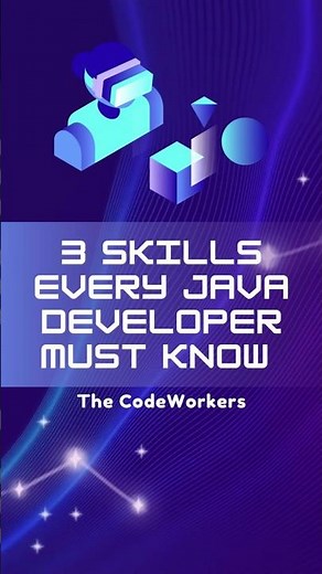 Top 3 Skills for Java Developers #java #codingshorts #javabeginners #springboot #springboottutorial