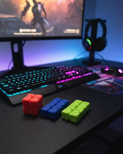 3D Printed Infinity Cube Fidget Toy - Stress Relief & ADHD Focus Tool - Pocket Sized Sensory Toy - Etsy