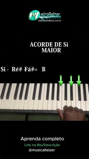 Como tocar o acorde de si maior