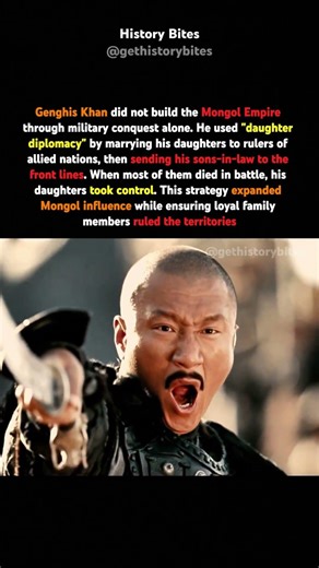 Genghis Khan's Daughter Diplomacy Was Genius #shorts