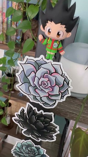 The SUCCiest magnets ever have arrived! #succulents #magnets #shopsmall #smallbusiness #stickershop #smallartist