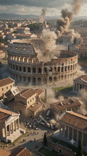 How Did Romans Build the Colosseum Without Modern Machines? #documentary #colosseum #usashorts #ai