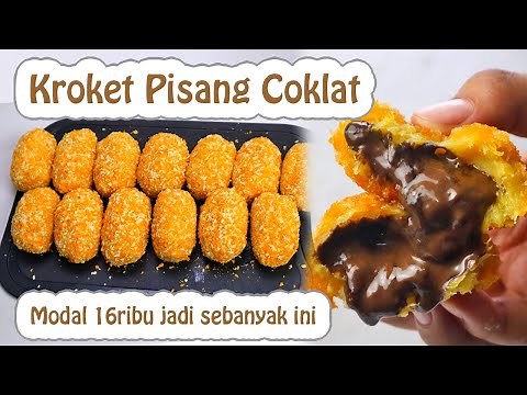 BUATNYA SESIMPLE ITU !! RESEP MUDAH BUAT KROKET PISANG COKLAT LUMER