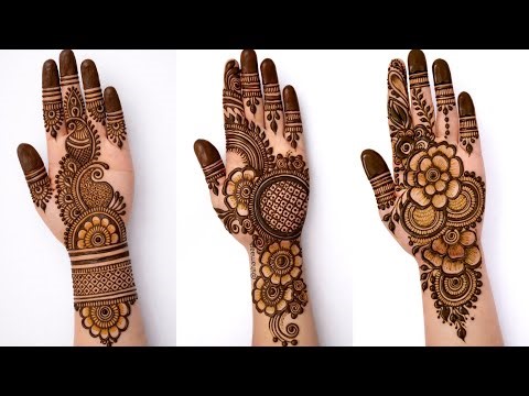 Beautiful easy front hand mehndi | stylish mehndi designs |simple mehandi design | mehandi ka design