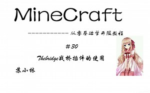 [官方教程]我的世界从零基础开服教程-＃30 Thebridge战桥插件的使用