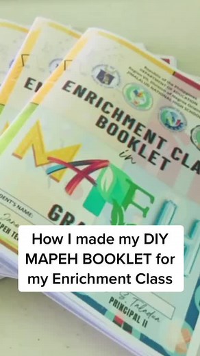 DIY MAPEH Booklet Tutorial for Enrichment Class