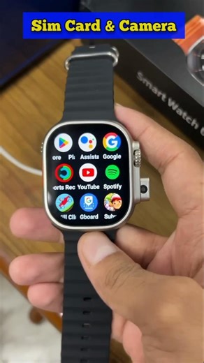 Sim Card & Camera Supported 💥5g Android Smart Watch #shorts #smartwatch