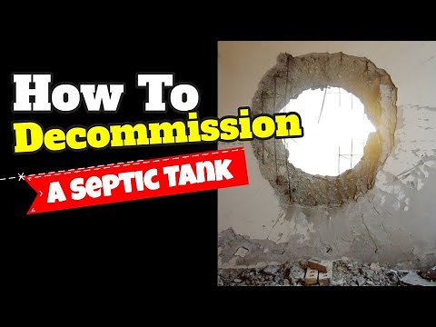 removing old septic tank