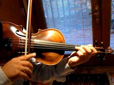 Bach Suite Cello Suite No. 1, Transcribed for Violin, Fine Old German Violin, Solo Sound Sample