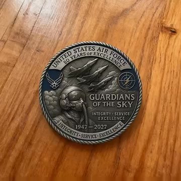 ⚡ United States Air Force 80th Anniversary Challenge Coin – Honor...