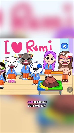 Who Wrote “I Love Rumi”? 😳💌 #mytalkingtomfriends #funny #gaming
