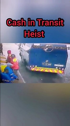 Cash in Transit heist in South Africa💥🔥 #southafricacrime #citrobbery #armedrobbery crimedocumentary