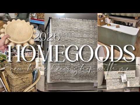 NEW HOMEGOODS NEW HOME DECOR 2026 \\ HOMEGOODS SHOP WITH ME!
