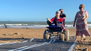 Disability beach access improvement welcomed in regional Queensland, but still a long way to go