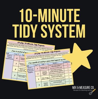 10-Minute Tidy: The 20-Day Teacher Reset