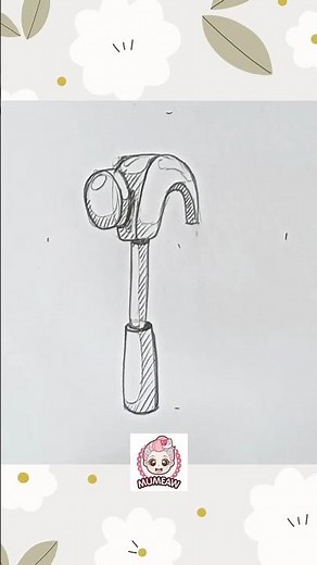 Draw a Claw HAMMER in 45 Seconds! Quick Sketch Tutorial 🔨✍️