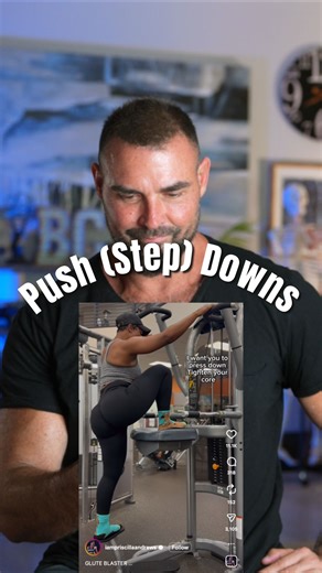 Bret Contreras “The Glute Guy” PhD, CSCS on Instagram: "Step downs are amazing. It’s an open chain step down. All closed and open chain counterparts are great. Don’t listen to anyone who tells you otherwise."
