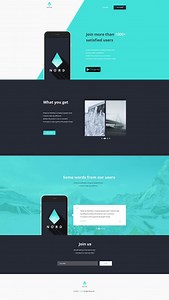 Simple One Page Web Template