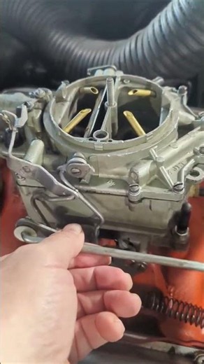 Corvette 4-Barrel Carb Tuning: Adjusting the Throttle Linkage Like a Pro #engineblock #carburetor