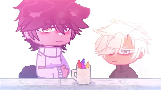 Luci and Noah drawing ❤️