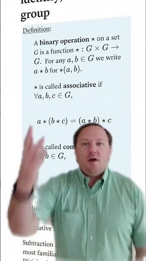 The Abstract Algebra Minute! - Video 0002 - Operations