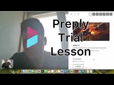 English PREPLY Trial Lesson | Uncut with Commentary