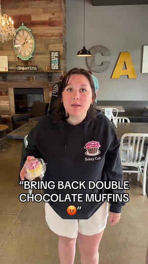 Delicious Double Chocolate Muffins from Local Cafes
