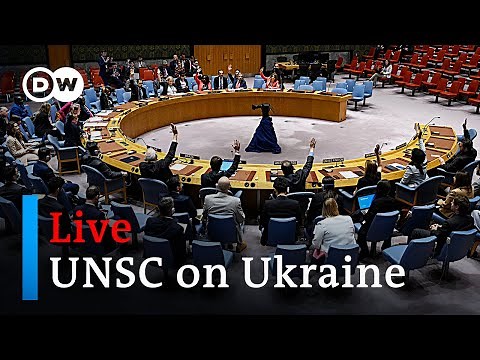 Watch live: UN Security Council 'Maintenance of peace and security of Ukraine' | DW News