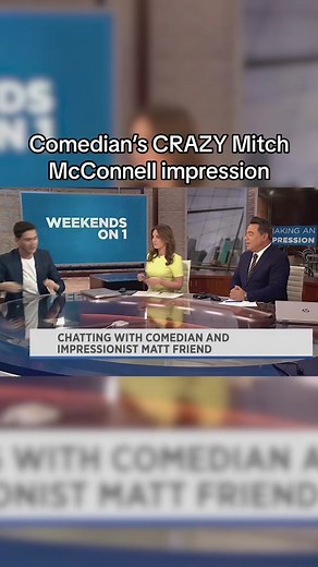 Comedian’s CRAZY Mitch McConnell impression #fyp #mitchmcconnell #mcconnell #kentucky #impression #tv #voice
