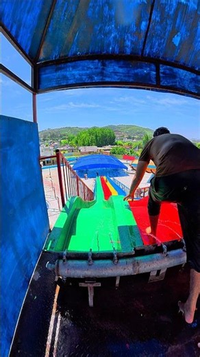 Bella Cioa playground parkour lovely sliding pov 🥰#slide #lovely #pov