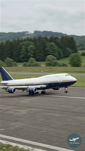 Giant RC Boeing 747 Takeoff Looks 100% Real! ✈️🔥 #RCPlane #Boeing747