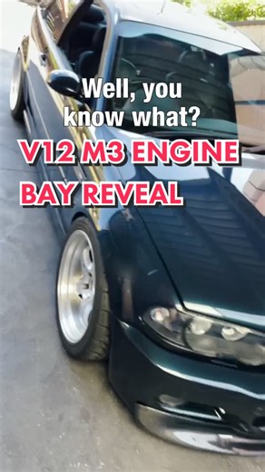 Exploring the Powerful V12 Engine Bay of the BMW M3