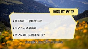 汉字“天”的含义及演变