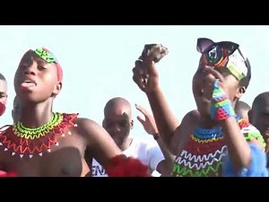 Zulu tribe izintombi ritual african dance umemulo