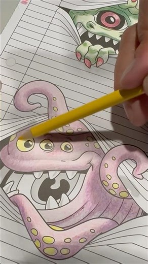 365 Creativity Challenge Day 97, Complementary Monster Trio