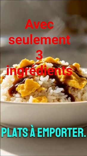 recette de riz facile et rapide avec seulement 3 ingrédients
