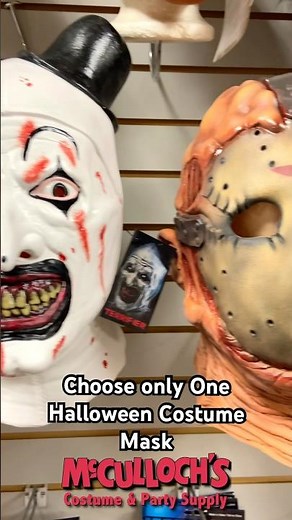 Which is your favorite Horror icon Halloween Costume Mask. #shortvideo #costume #short